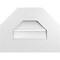 Ekena Millwork Octagonal Top Surface Mount PVC Gable Vent: Functional, w/ 3-1/2"W x 1"P Standard Frame, 16"W x 12"H GVPOT16X1201SF - alternate 1